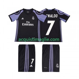 Divisa di Calcio Real Madrid Cristiano Ronaldo 7 2016 2017 Retro Bambino Terza